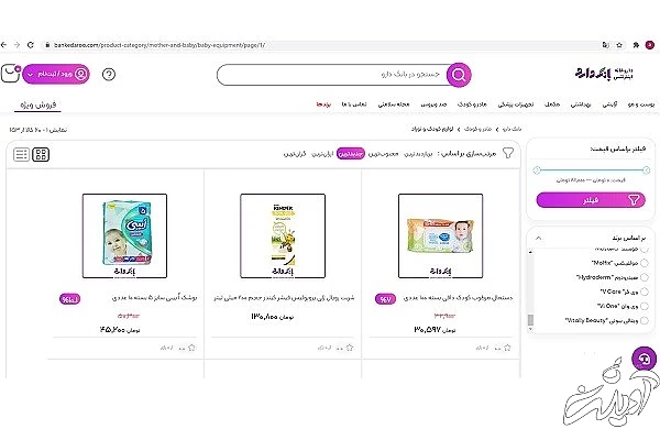 وب سایت بانک دارو
